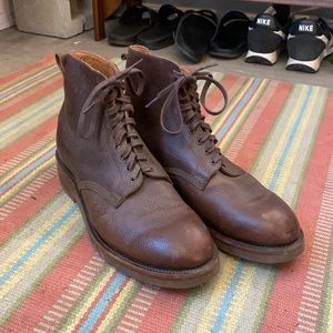 Yuketen Eric Boots, Brown Scotch Grain Leather